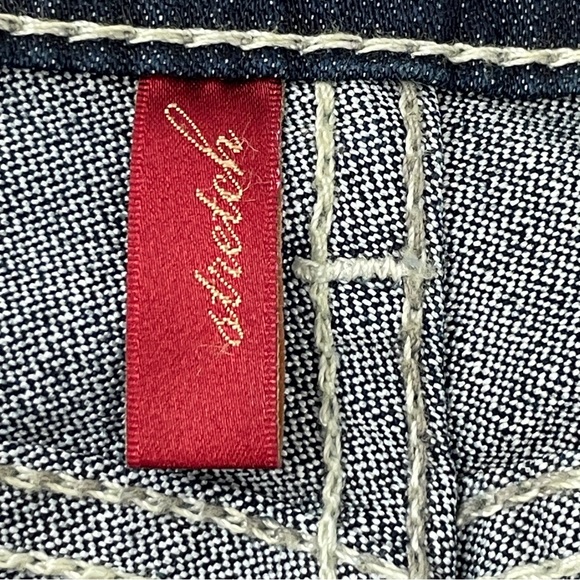 BKE Sabrina Mid-Rise Skinny Jean Stretch Dark Wash 29x 33.5 - Picture 7 of 8